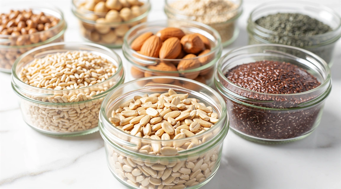 Detalle de alimentos naturales
